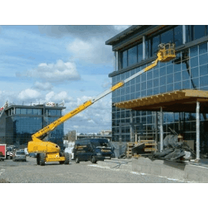 Дизельный телескопический подъемник Haulotte H21TPX с рабочей высотой 20,8 метров