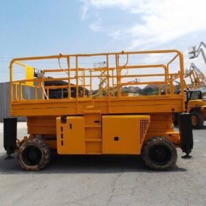 Аренда дизельного ножничного подъемника Haulotte H12SX с рабочей высотой 12 м в Минске