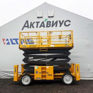 Аренда дизельного ножничного подъемника с рабочей высотой 15 метров XCMG XG1523RT в Минске